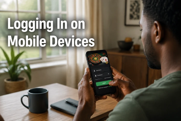 Logging In on Mobile Devices